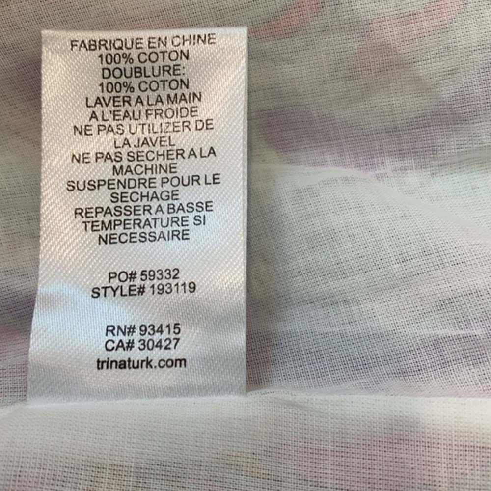 Trina Turk Montalban Tie Front Halter Top. S - Picture 13 of 13